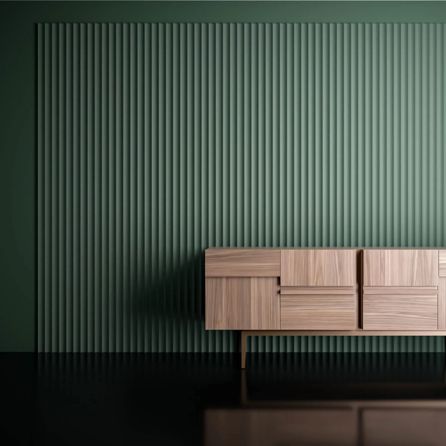 Boiserie verticale Groove