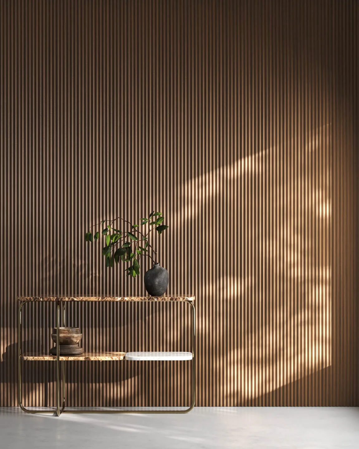 Boiserie verticale Plissé